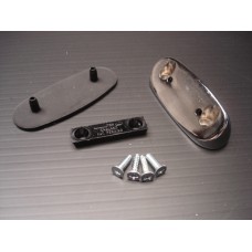 Base em metal p/espelho rectrovisor rectangular